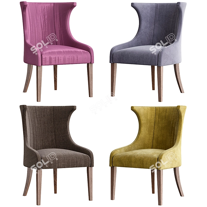 Elegant Eichholtz Elson Chair 3D model image 1