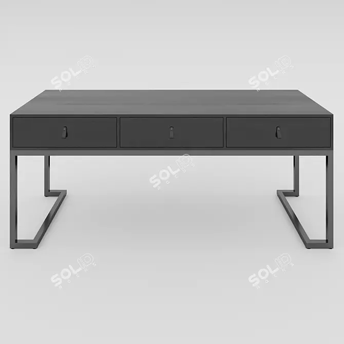 Soul Wood SP-010 Workstation 3D model image 1