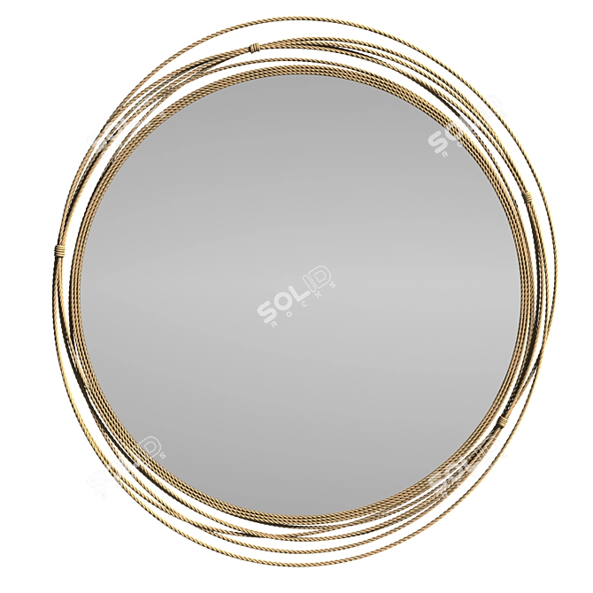 Kayan Woven Mirror 3D model image 1