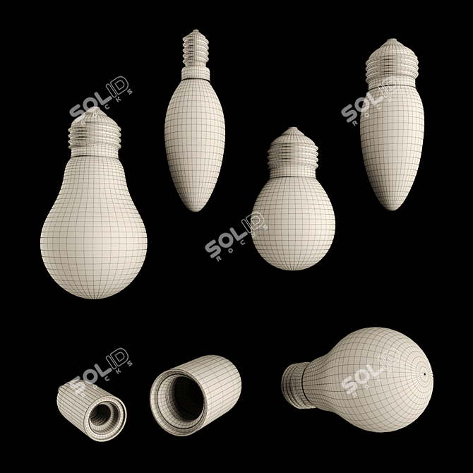 CoronaLightMtl Bulb Set 3D model image 2