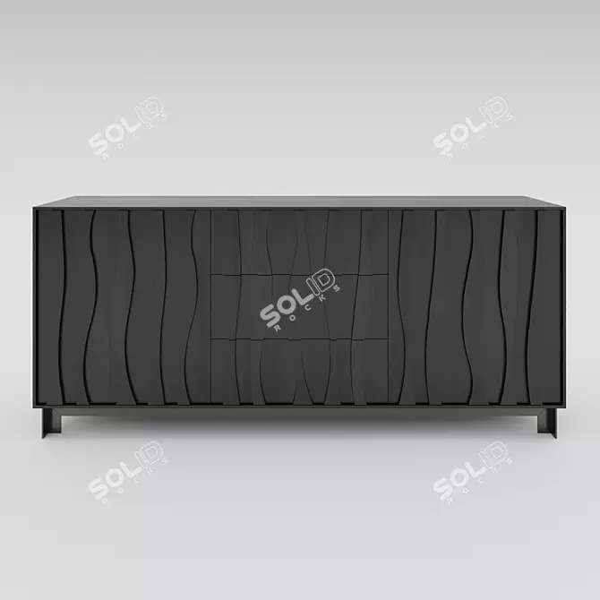 Soul Wood Chest of Drawers 3D model image 1