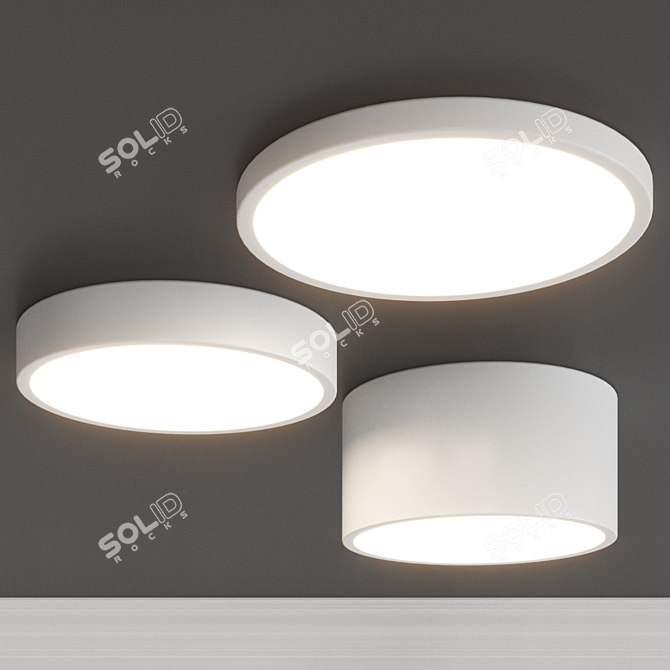 Sleek Vibia PLUS Light 3D model image 2