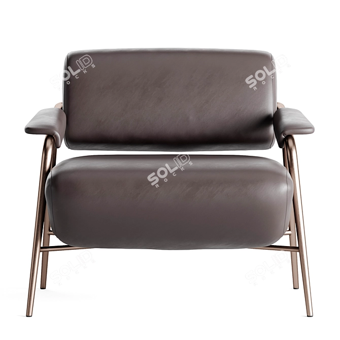 Potocco Stay Armchair 3D model image 3