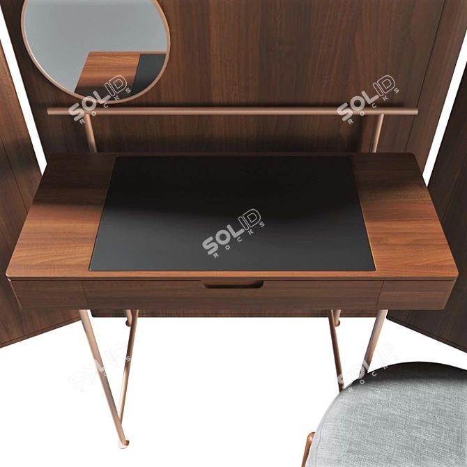 Elegant 375 Stay Vanity Set 3D model image 5