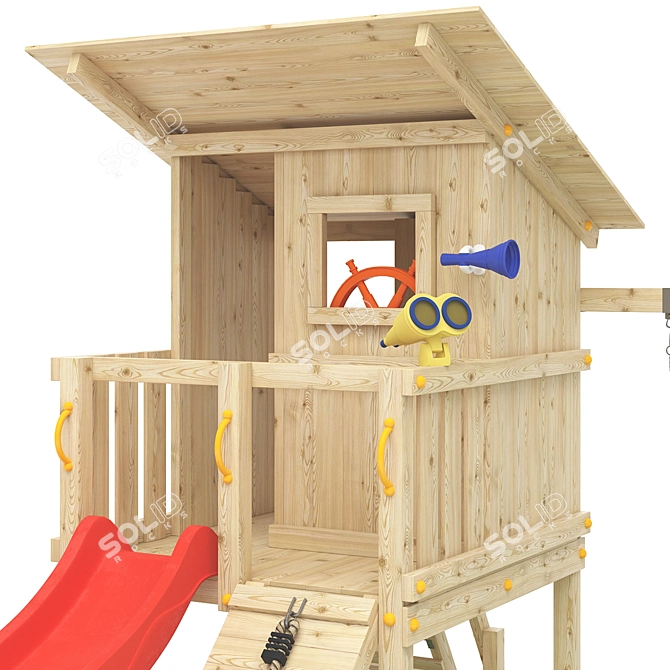 Beach Hut Game Complex 3D model image 5