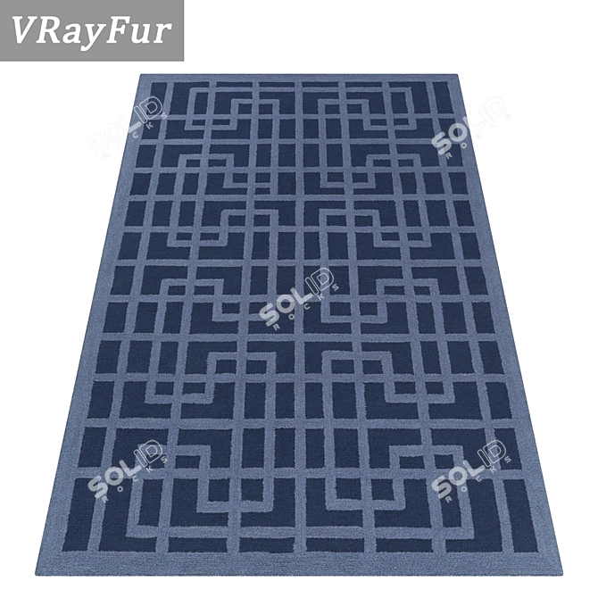 Versatile High-Quality Carpets Set 3D model image 2