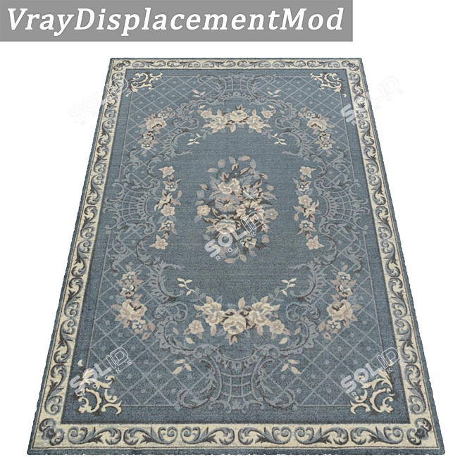 High-Quality Carpet Set 3D model image 3