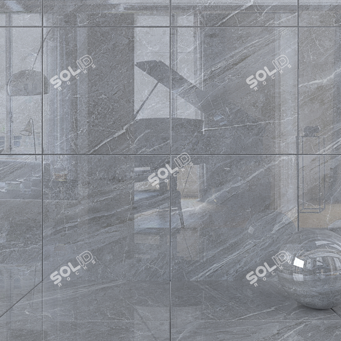 MUSEUM MAINSTONE MOON: Luxury Marble Wall Tiles 3D model image 1