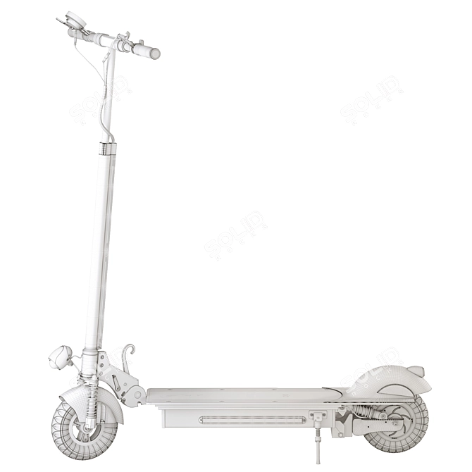 OIO RT3 PRO Electric Scooter | 32km/h | 350W | 25km Range 3D model image 5