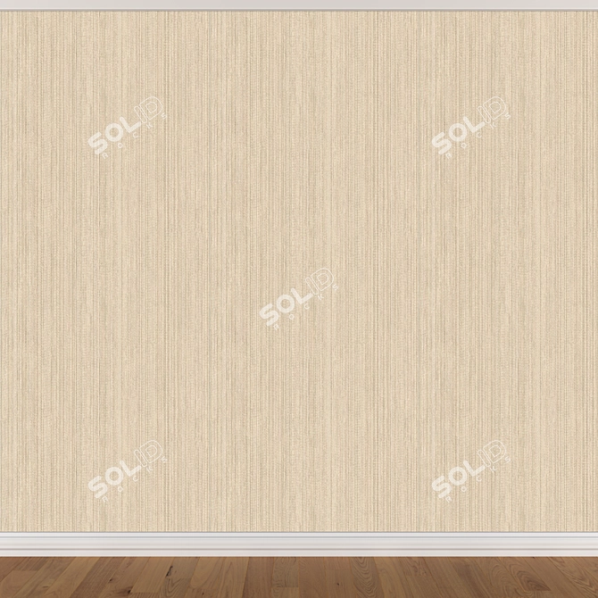 Seamless Wallpaper Set, 3 Colors 3D model image 2