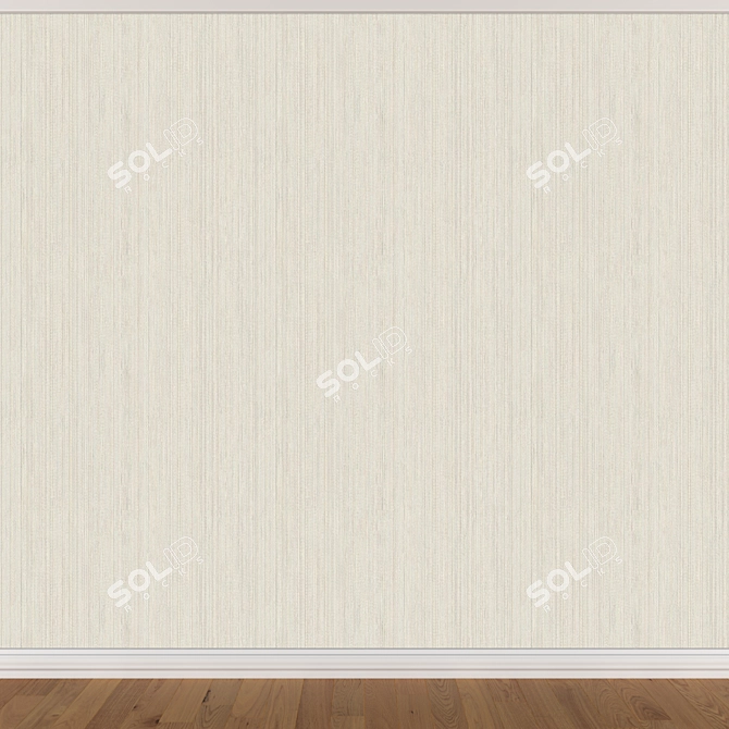 Seamless Wallpaper Set, 3 Colors 3D model image 4