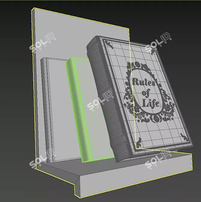 Title: Leather Books Collection - 2014+Corona+Vray 3D model image 7