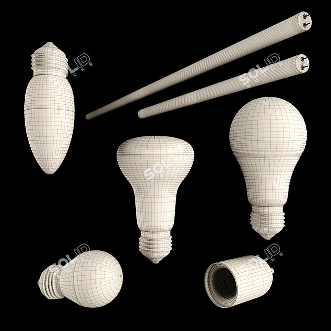 LED Lighting Set 3D model image 7