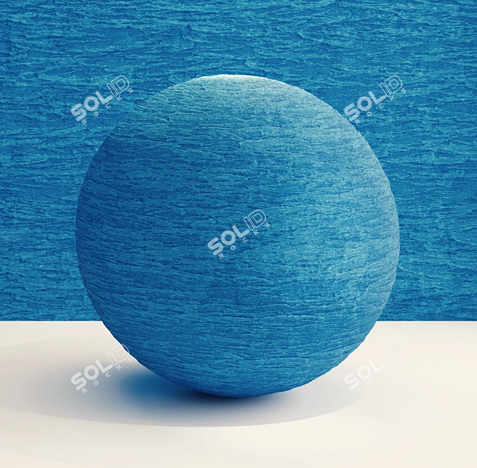 Customizable Blue Walls 03 VRAY 3D model image 4