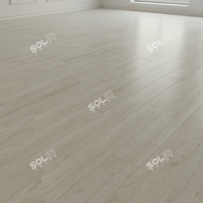 Title: Monet S Laminate Parquet Flooring 3D model image 2