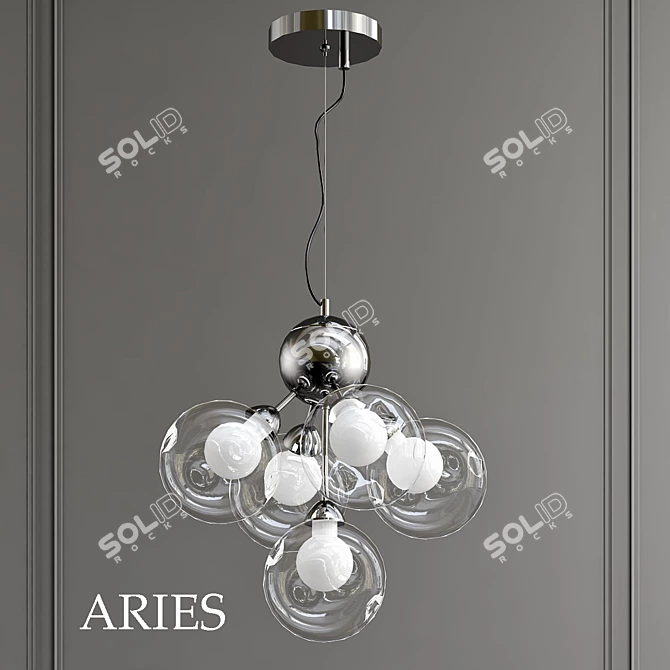 Modern Aries Designer Lamp - 2013 3D model image 1