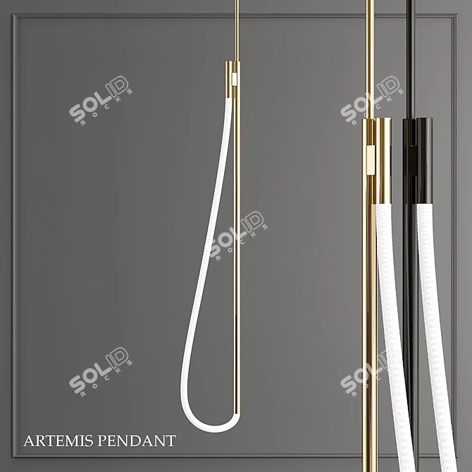 Artemis Pendant 2013 - Unique Pendant Design 3D model image 1