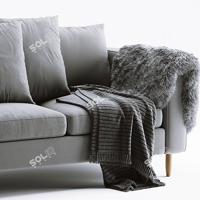 Scandinavian Style BoConcept Indivi Sofa 3D model image 3