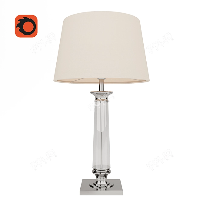 Elegant Eichholtz Dylan Table Lamp 3D model image 1