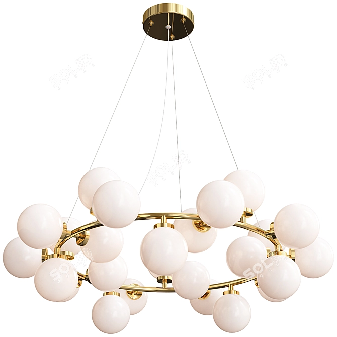 Luxury Chandelier Collection: Mimosa Pendant, Linda, Matisse R Self 3D model image 2