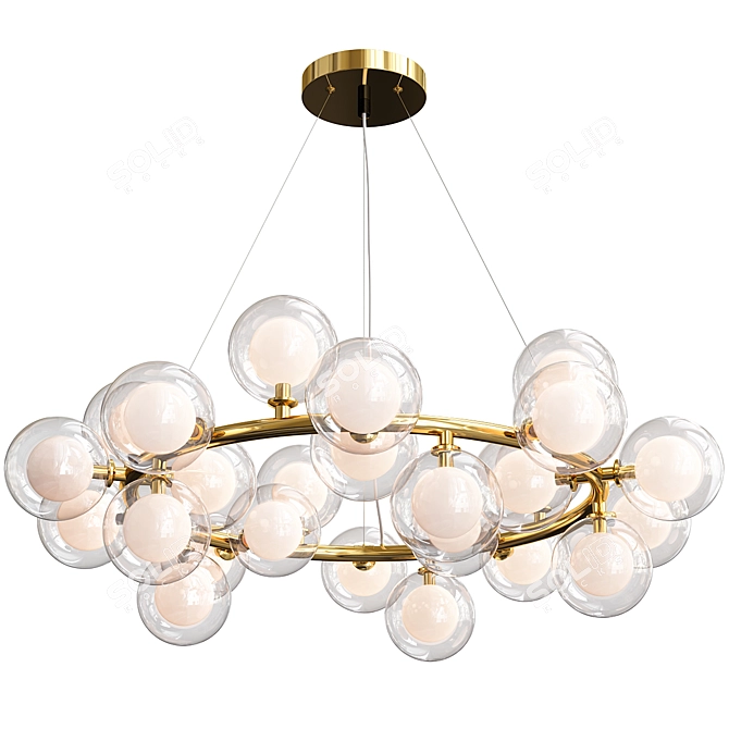 Luxury Chandelier Collection: Mimosa Pendant, Linda, Matisse R Self 3D model image 3