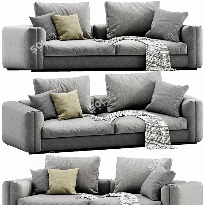 Flexform Asolo Sofa | Premium Design and Comfort 3D model image 2