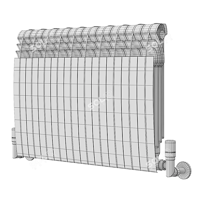 Sleek Radiators for Modern Homes 3D model image 5