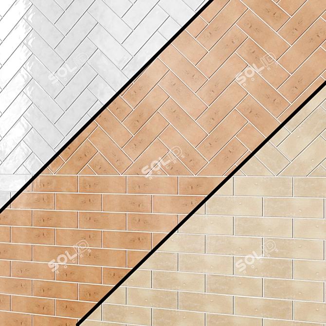 WOW BEJMAT: Stylish Ceramic Tiles 3D model image 4