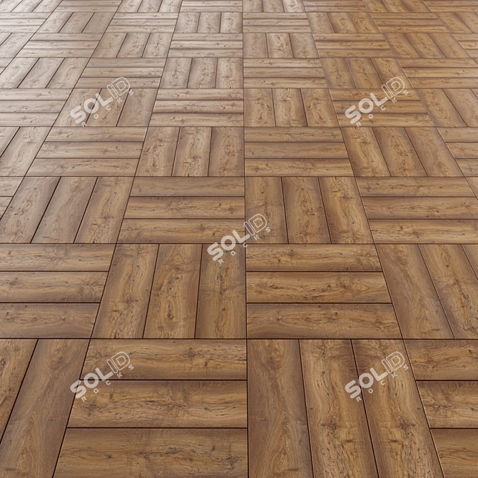 Versatile Laminate Flooring - 15 Designs 3D model image 4