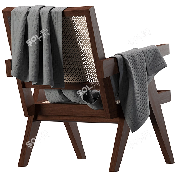 Elevate Your Space: Pierre Jeanneret Easy Chair 3D model image 3