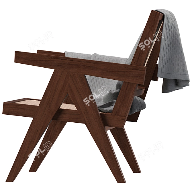 Elevate Your Space: Pierre Jeanneret Easy Chair 3D model image 4