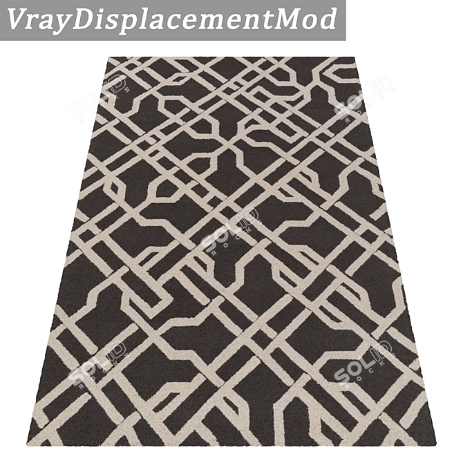 Luxury Texture Carpets Set 3D model image 3