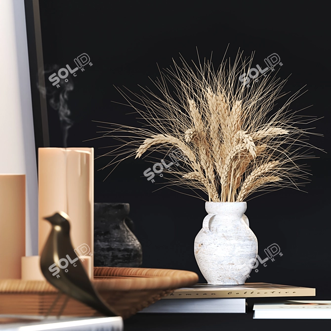 Boho Delight Decor Set 3D model image 3