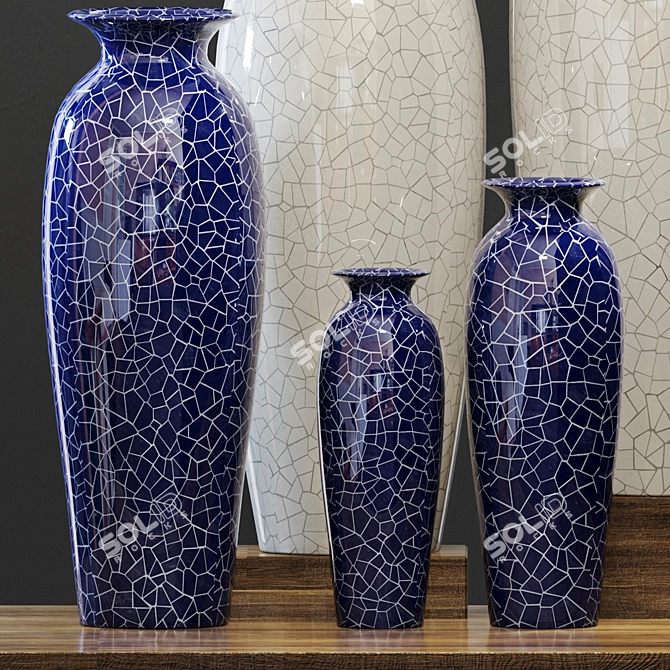Versatile Decorative Vases Collection 3D model image 2