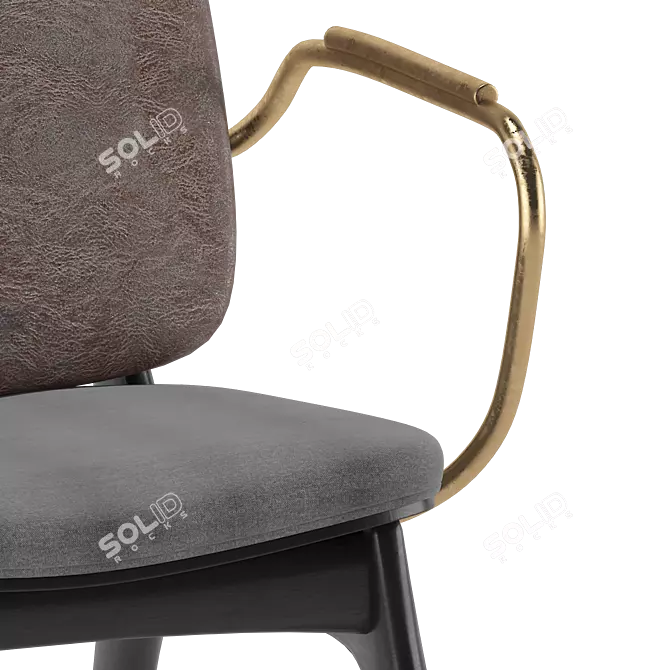 Jorgen Arm Chair: Modern Elegance 3D model image 3