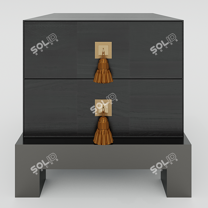 Soul Wood Curbstone - TP-003 3D model image 1