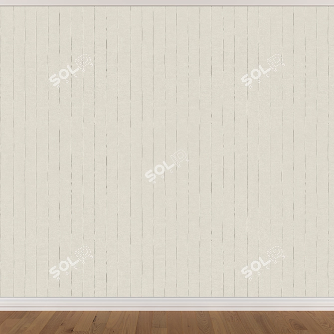 Seamless Wallpaper Set - 3 Colors 3D model image 2