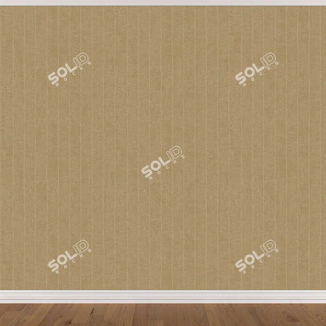 Seamless Wallpaper Set - 3 Colors 3D model image 3