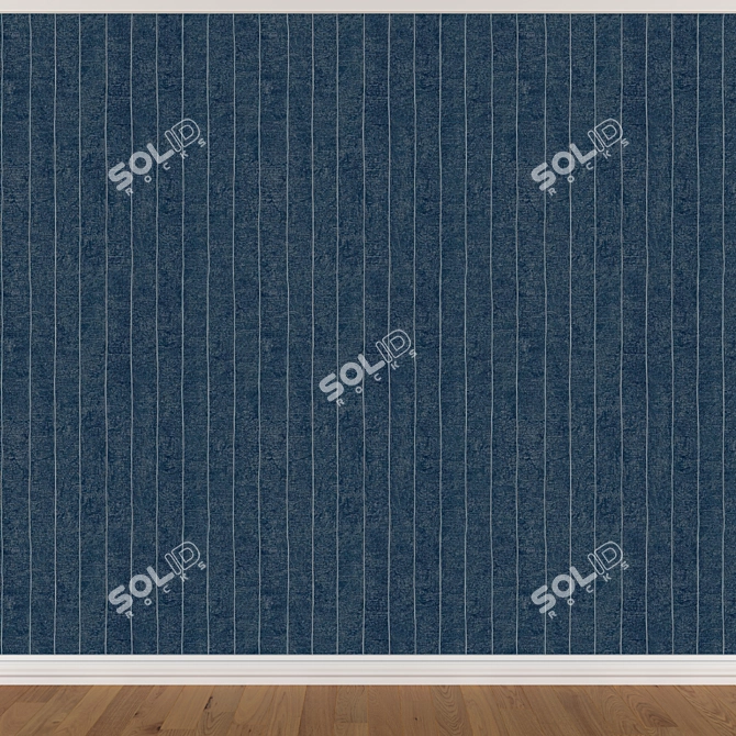 Seamless Wallpaper Set - 3 Colors 3D model image 4