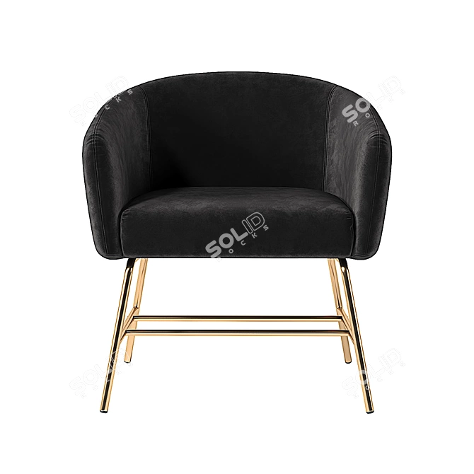 Compact Ramsey Kaza Sofa 3D model image 2