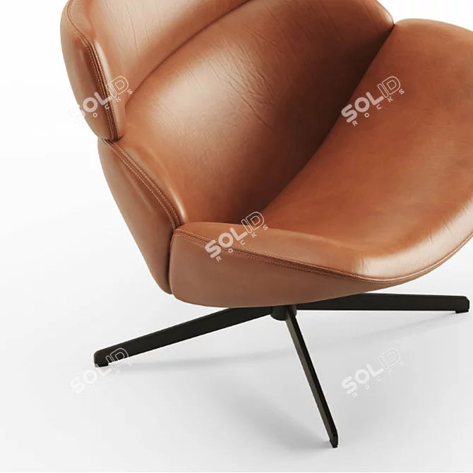 Elevate Your Lounge with Asko Low by Erik Joergensen 3D model image 3