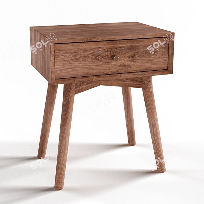 Modern Jysk Hokksund Bedside Table 3D model image 1