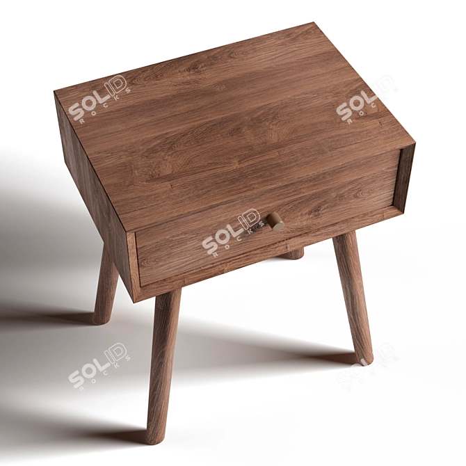 Modern Jysk Hokksund Bedside Table 3D model image 5