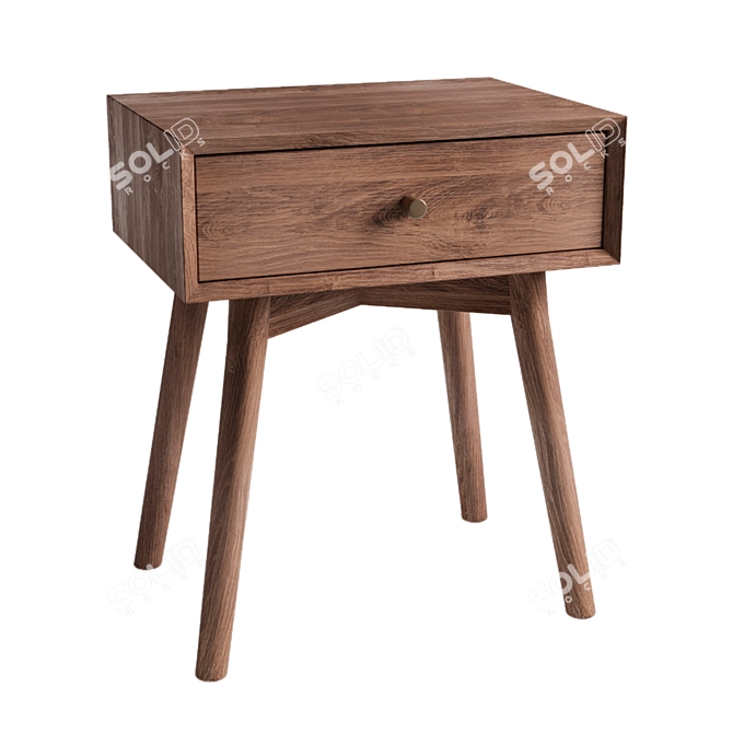 Modern Jysk Hokksund Bedside Table 3D model image 7