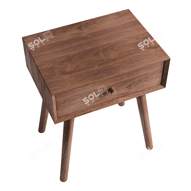 Modern Jysk Hokksund Bedside Table 3D model image 8