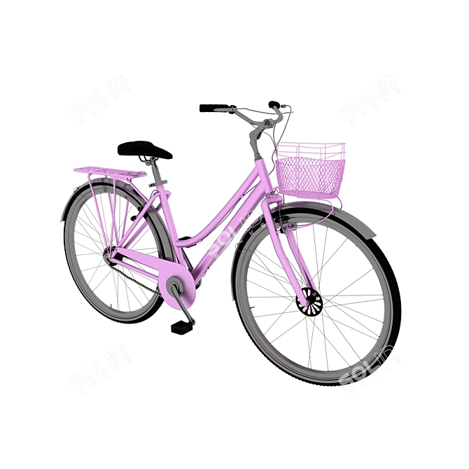 Russian Female Bike: 3Ds Max 2016 3D model image 9