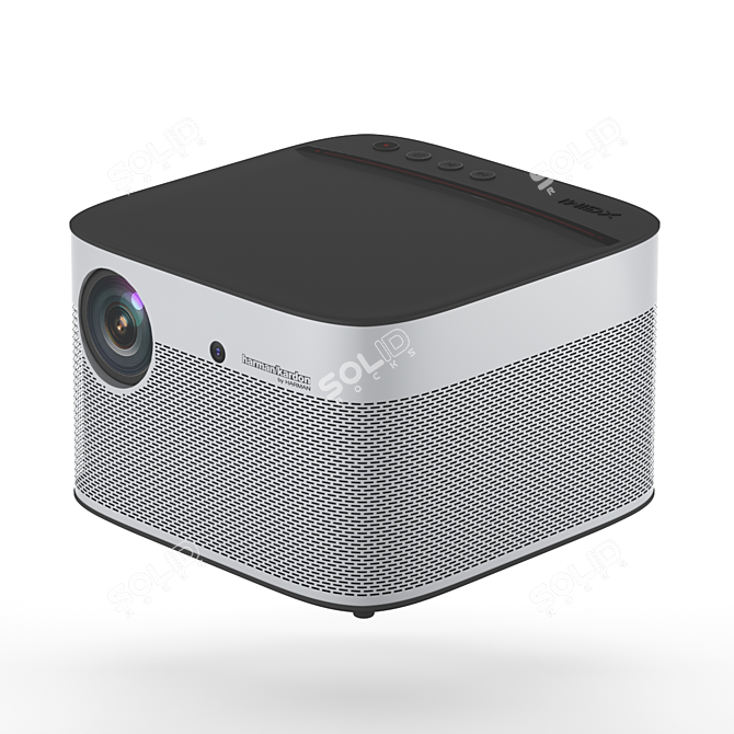 XGIMI H2 FullHD Harman/Kardon Projector: Unmatched Quality at Its Finest 3D model image 2