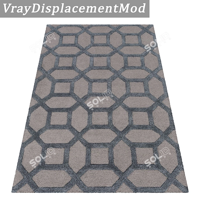 Premium Carpets Set: Textured and Versatile 3D model image 3