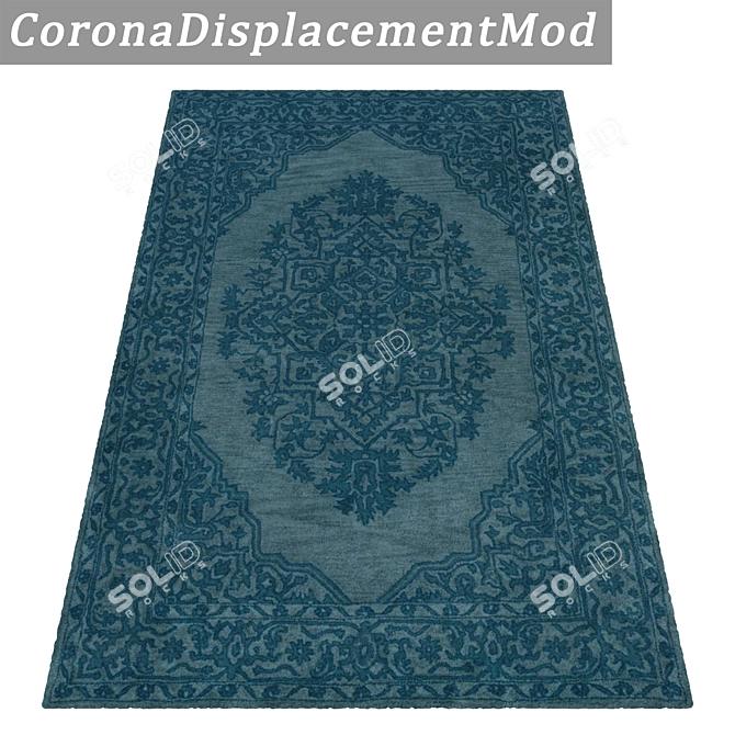 Luxurious Carpet Set | High-Quality Textures 3D model image 4