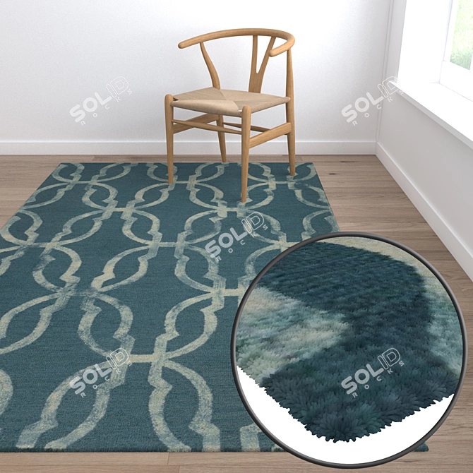 Luxury Carpet Collection: Premium Quality Set 3D model image 5